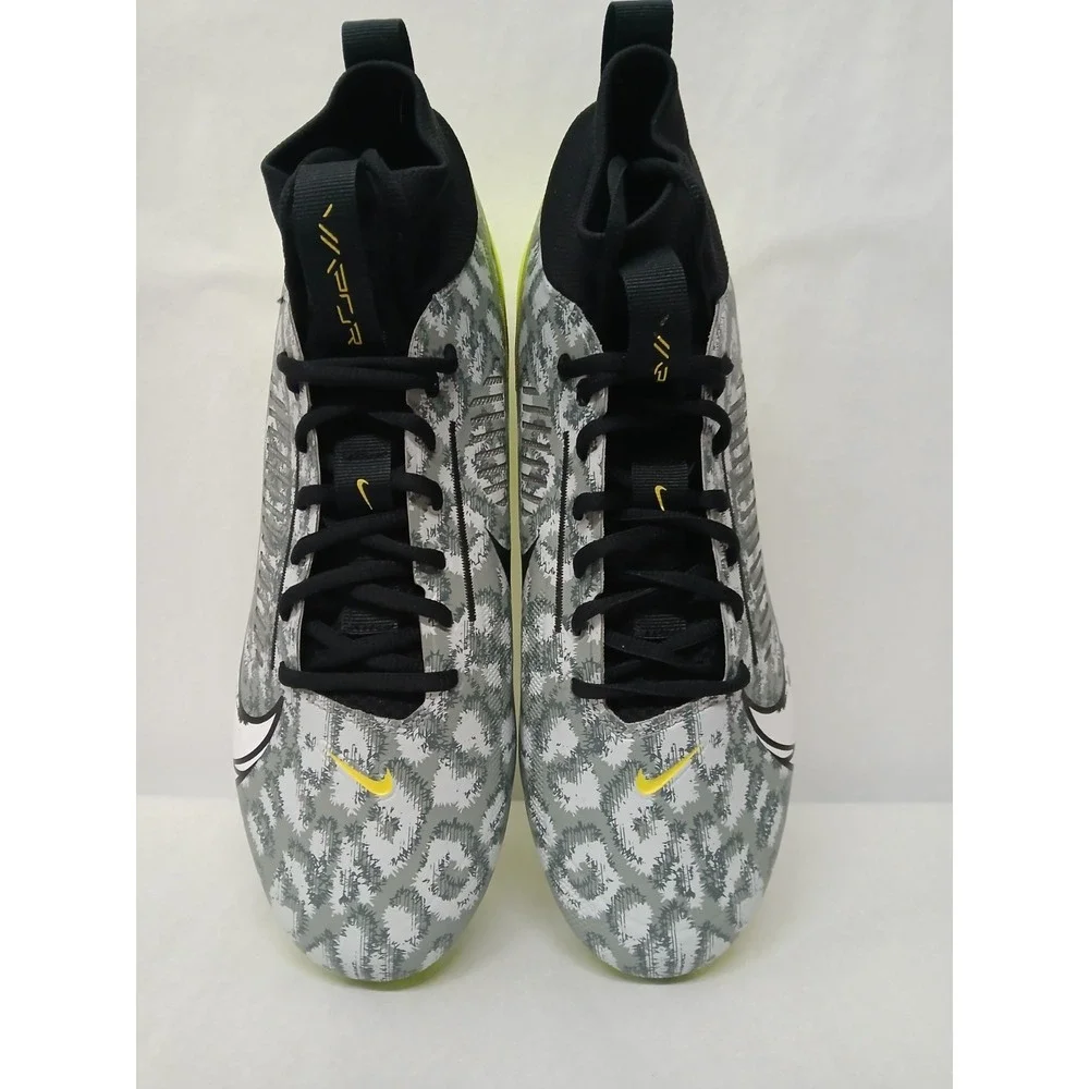 Nike Mens Vapor Edge Pro 360 2 Football Cleat FB8443-703 Volt Black Grey Sz 11.5